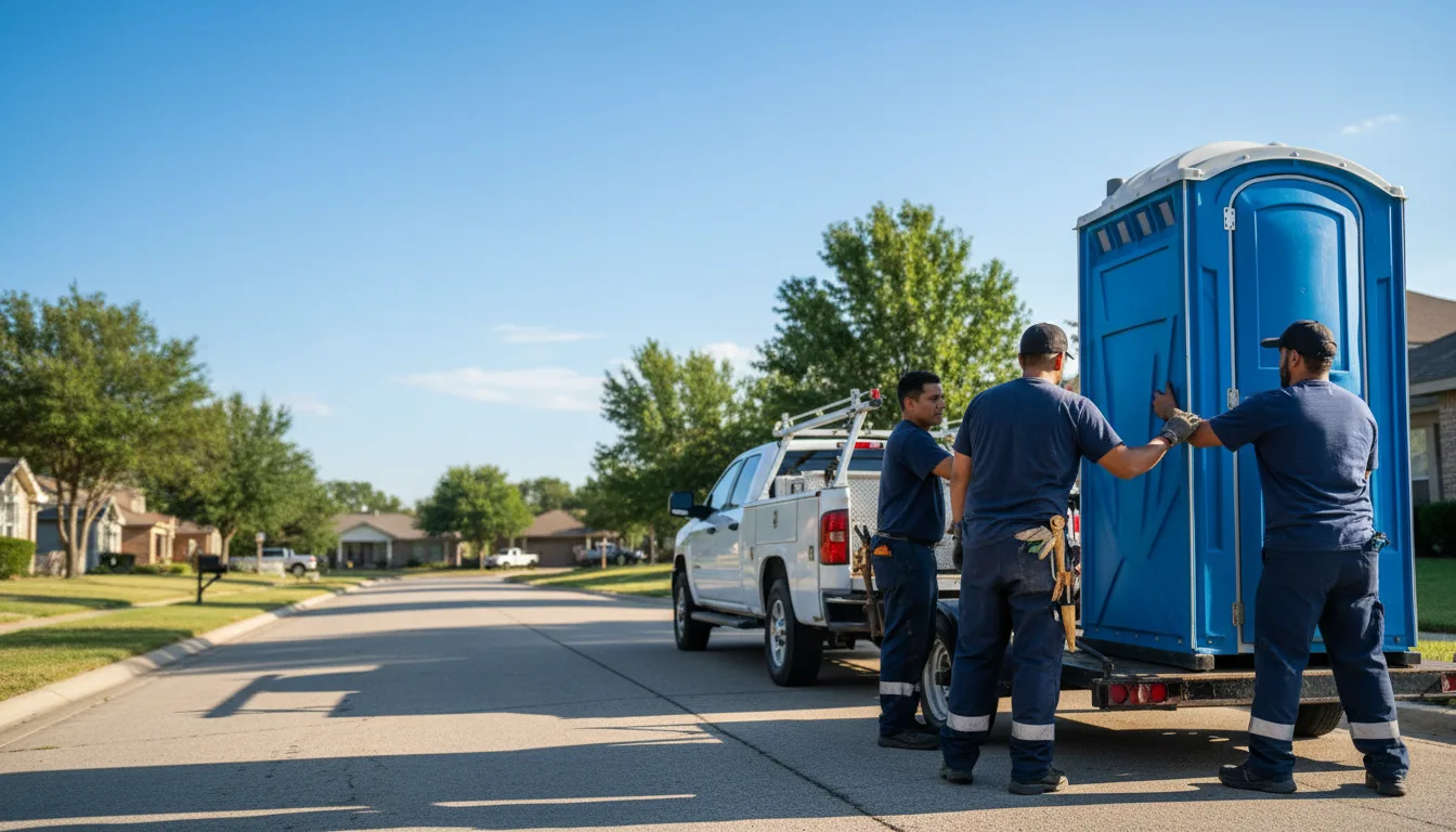 Portable Toilet Rental in Redwater, TX near me